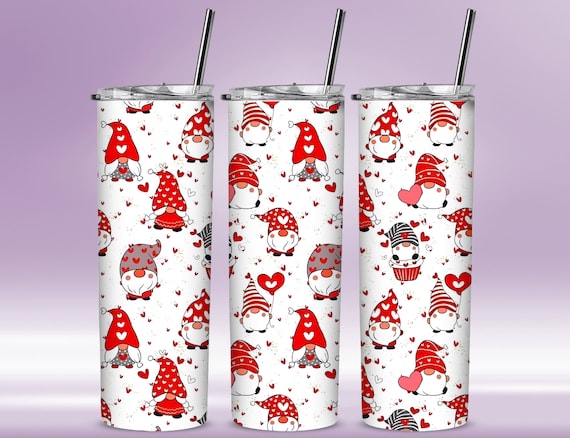 Valentine Gnomies Tumbler