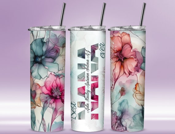 Personalized Best Nana Ever Tumbler!  with duo lids...