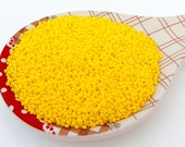 20g 10 0 Yellow Opaque Color, Czech Glass Seed Beads, Preciosa Ornela, yellow Beads 83110-10, Size 10, jewelry DIY, KR102