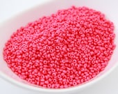 20g 10 0 Pink Opaque, Czech Glass Seed Beads, Preciosa Ornela, rose Beads 16398-10, Size 10, jewelry DIY, KR098