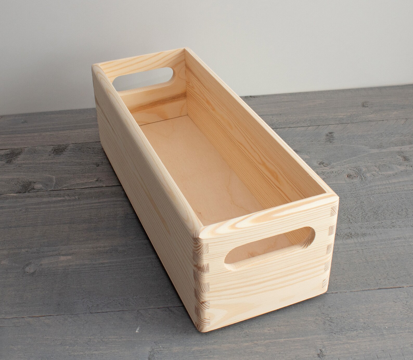 Unfinished Wooden Flower Box Wooden Tray Wooden Container | Etsy