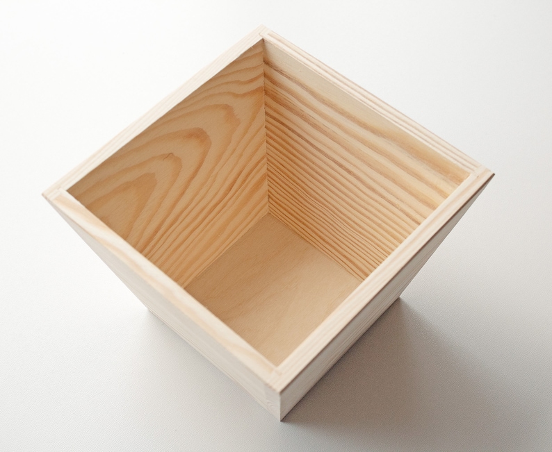 Unfinished Wooden Planter Box Box Centerpiece Wedding Flower Etsy