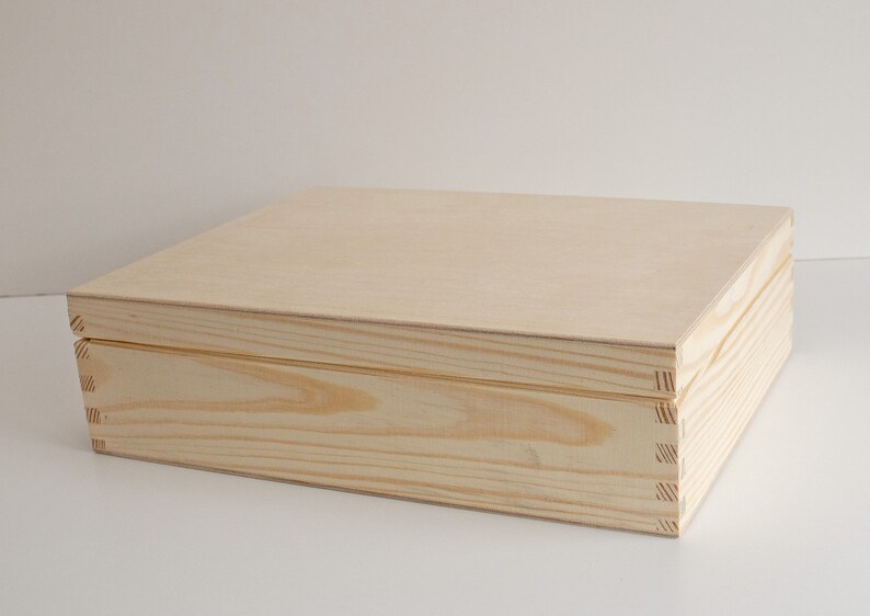 12 Compartments Tea Box Unfinished Wooden Tea Box Unpainted Etsy