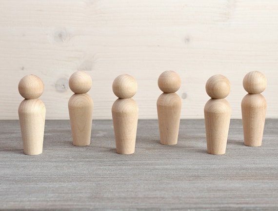 Plain cheap peg dolls