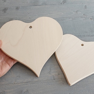 Extra Large Heart Cutout, Wood Hearts, Wooden Shapes, Craft Wood, Decoupage