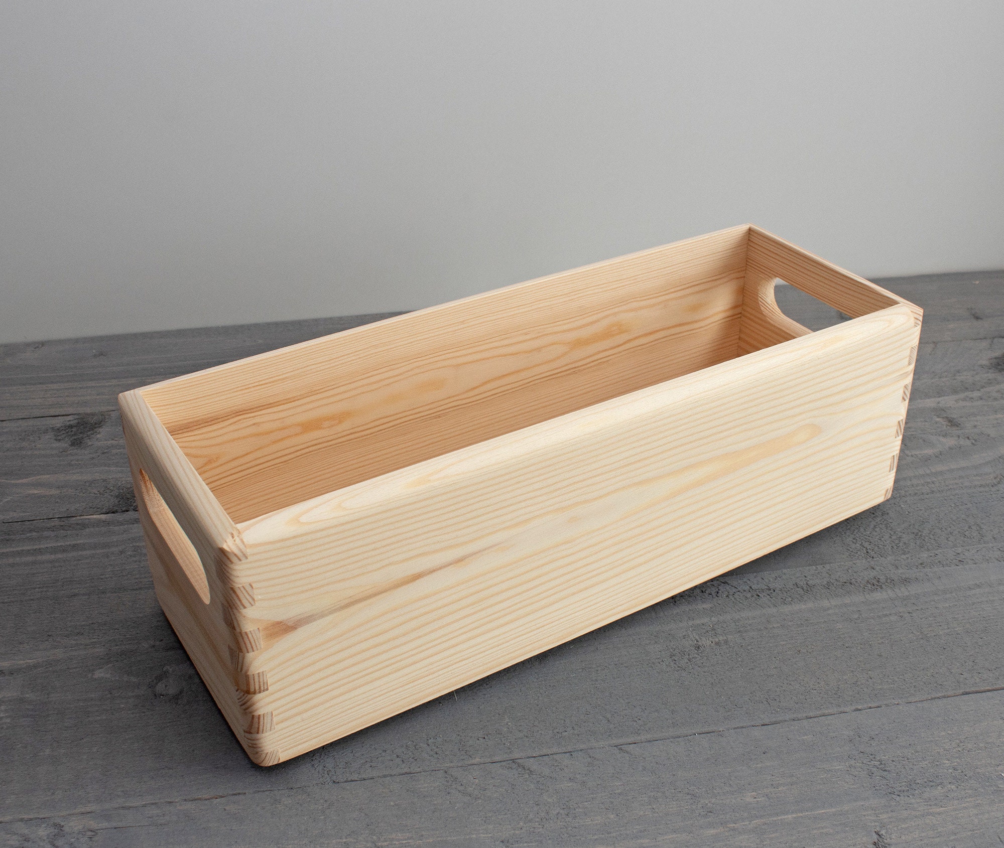 Wooden tote box hotsell