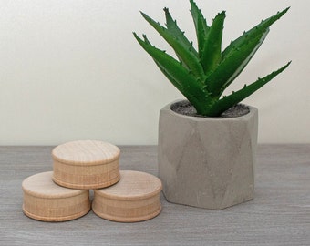 Round Wooden Box 5cm, Unfinished Wood Roud Box, Jewelry Wooden Box, Wedding Ring Box, Natural, Eco Friendly