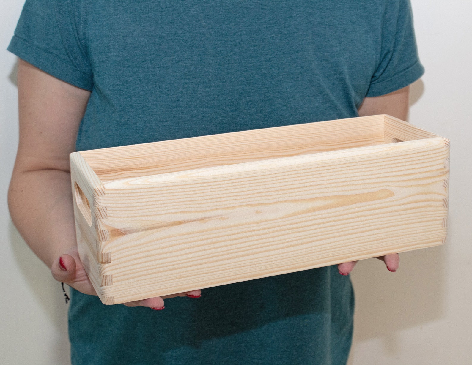 Unfinished Wooden Flower Box Wooden Tray Wooden Container | Etsy