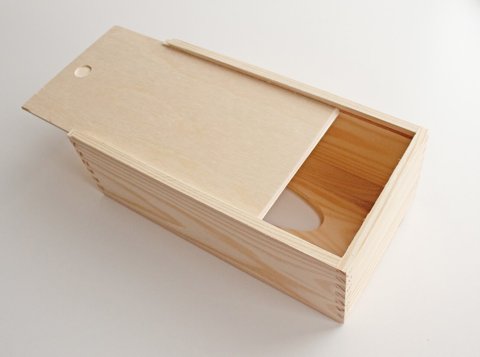 Wooden Tissue Box Unfinished Wood Box Unpainted Decoupage Etsy