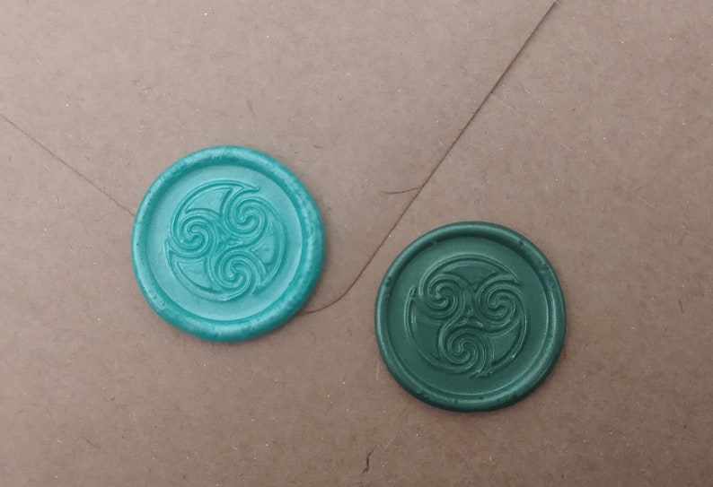 Triskele Wax Seals Celtic Adhesive Wax Seals Letter Seals Etsy