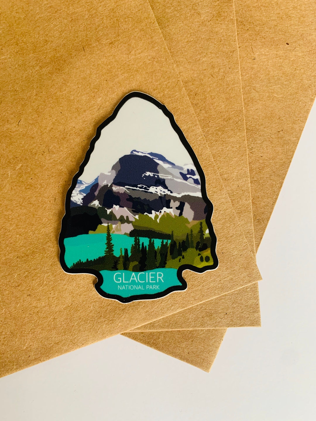 Glacier National Park Sticker - Etsy