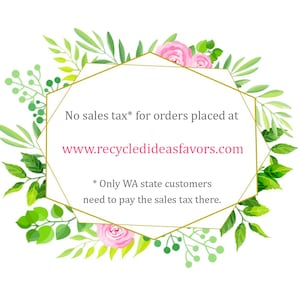 Love Grows Flower Seed Paper Wedding Favors Personalized Cards with Plantable Hearts image 10