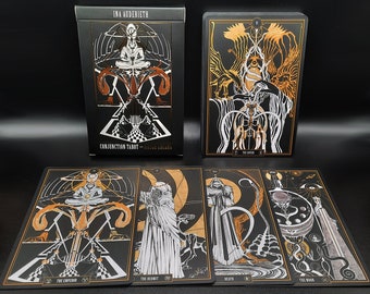 Konjunktion Tarot-Deck I Tarot-Karten-Deck I Tarot-Karten I Orakelkarten Major Arcana Arkana 23 Karten