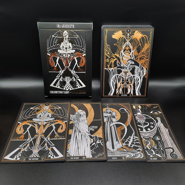 Conjunction Tarot Deck: Major Arcana, Gold Foil Case