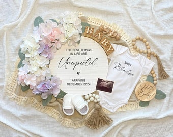 Spring Baby Announcement: Editable Social Media Template (Digital Download)