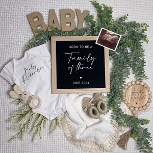 Editable Pregnancy Announcement, Digital Baby Announcement, Edit Yourself Instant Download, Social Media Pregnancy Reveal, Baby Reveal Ideas
