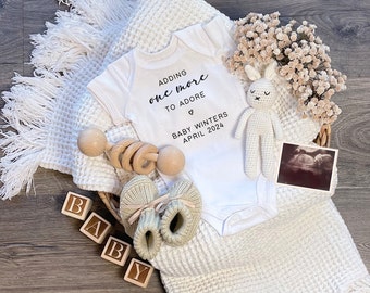 Second Baby Announcement, Digital Pregnancy Announcement, Gender Neutral, Editable Template, Social Media Reveal, Baby Number 2, Third Baby