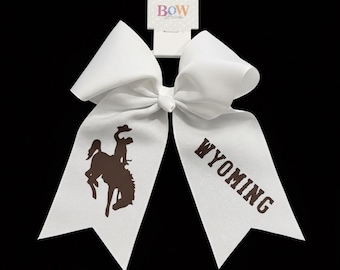 University of Wyoming hair bow