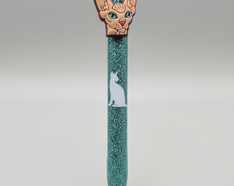 Sphynx Cat pen with charm