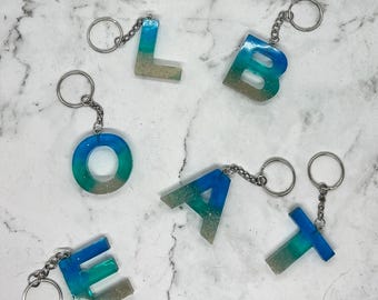 Glitter Keychain Charm