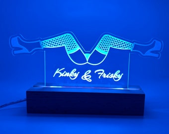 Spread Leg Kinky and Frisky LED Light