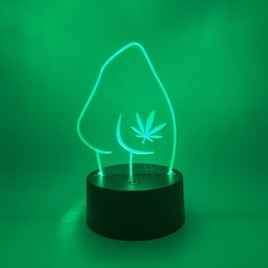 High Ass LED Light, Pot leaf stoner light