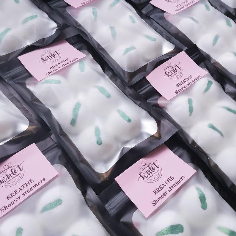 Breathe Shower Steamers X6 Etsy UK