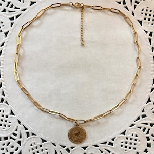 French ‘Je T’Aime’ Charm Necklace