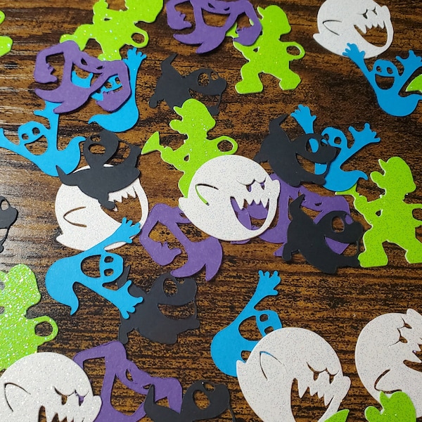 Luigi's Mansion Confetti, Mansion Birthday Confetti, Spooky Confetti, Gaming Confetti