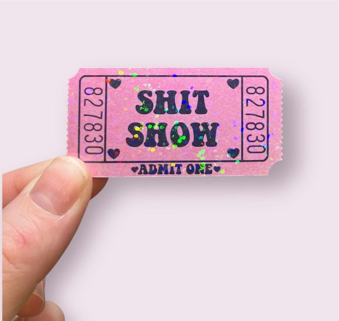 Shit Show Button Shit Show Sticker - Etsy