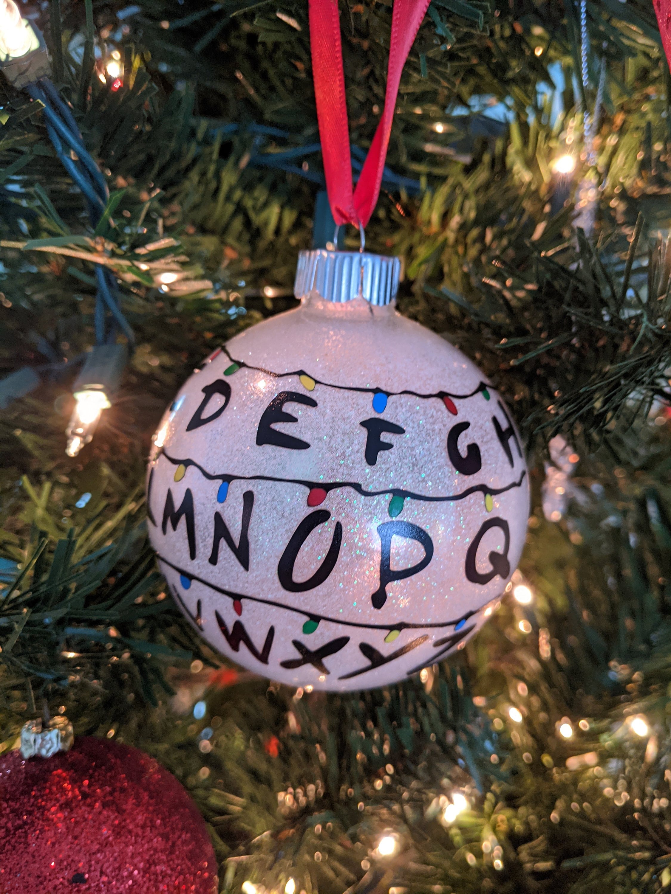 Stranger Things Christmas Ornament Hopper