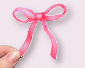 Bow Sticker, Coquette Bow