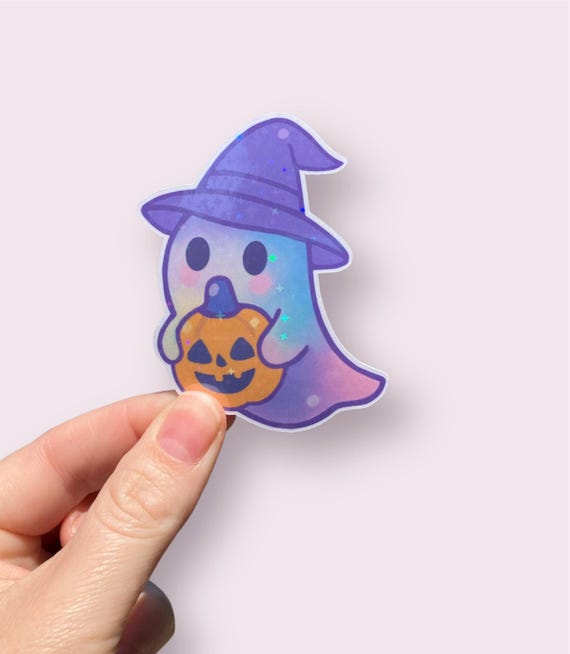 Sparkly Ghost Sticker