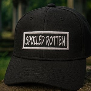 Spoiled Rotten Patch Embroidered Iron-on/Sew-on Applique for Jacket Vest Backpack Clothing, Funny Attitude Patch, Sassy Gift Idea