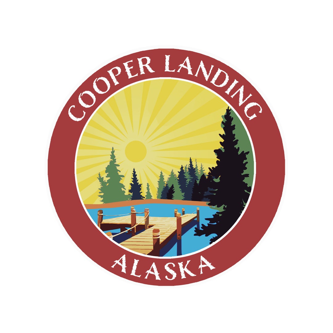 Cooper Landing Alaska 3.5 Diecut Vinyl Decal Sticker Automotive / Home
