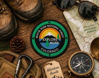 Custom Text Compass Patch/Iron-on Patch/Personalized Explorer Badge/Travel Souvenir/Embroidered Sew-on Applique for Clothing, Vest, Backpack