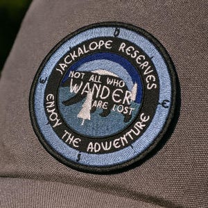 Custom Text Nature Patch/Compass Patch/Iron-On Patch/Bear Patch/Navigation Patch/Personalized Embroidered Sew-on Applique for Hat & Clothes