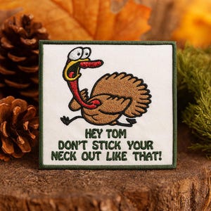 Thanksgiving-lapp/Kalkonlapp/Stryklapp/Broderad applikation för väst, kläder, ryggsäck, rolig höstskörde-/höstfestival