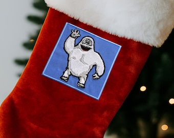 Abscheulicher Schneemann Aufnäher/Weihnachts Aufnäher/Yeti Aufnäher/ Aufnäher/Bestickte Aufnäher für Strümpfe, Kleidung/Winter Wunderland