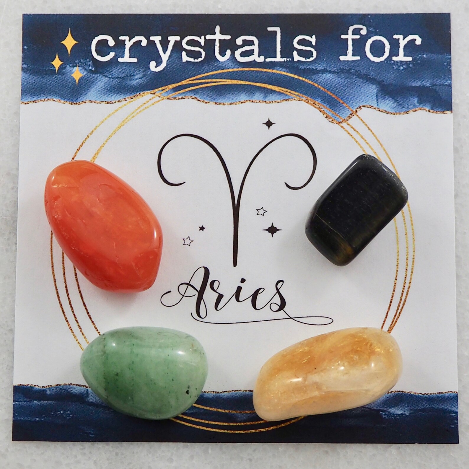Crystals for Aries Aries Birthstone Crystals Aries Crystal Etsy