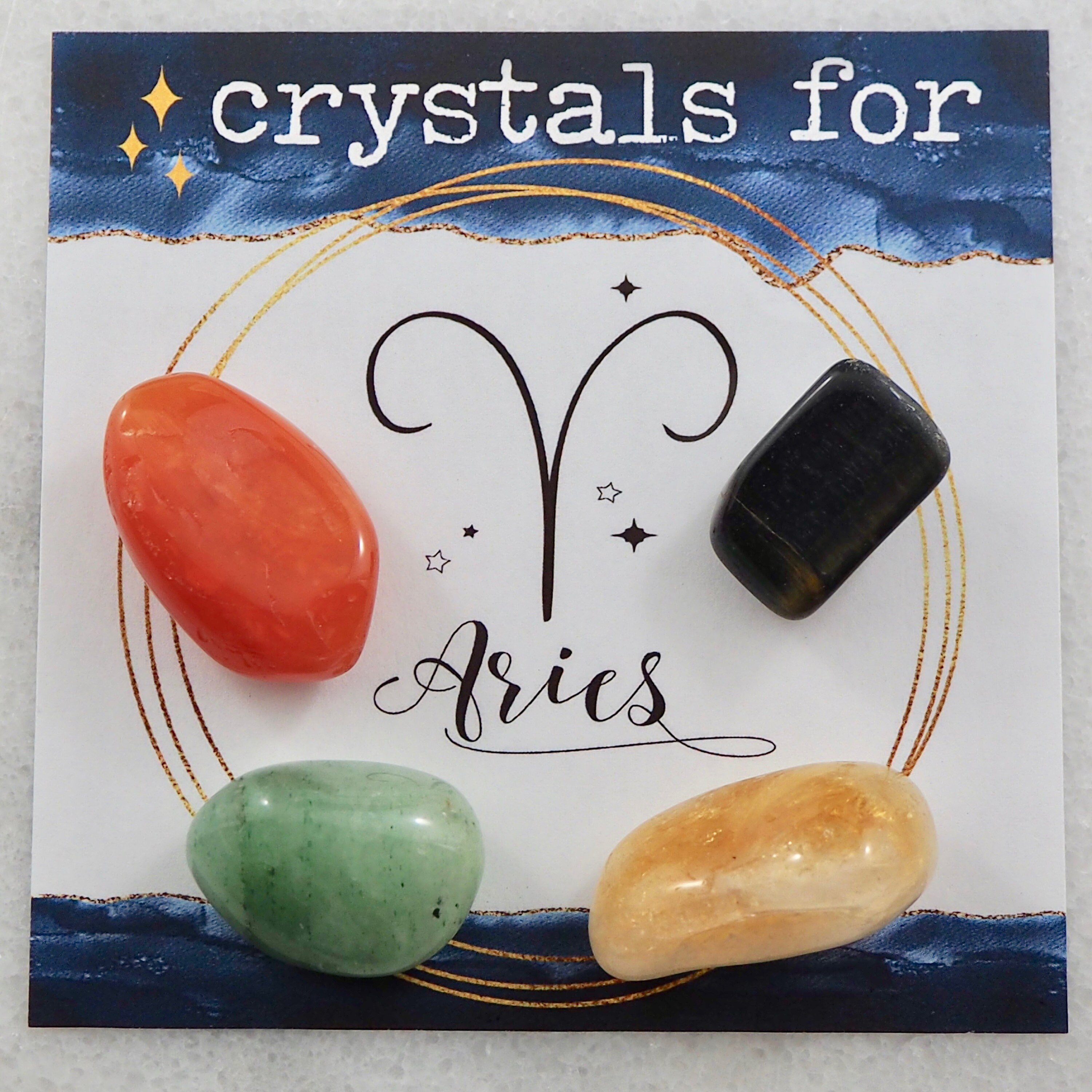 Crystals for Aries Aries Birthstone Crystals Aries Crystal Etsy