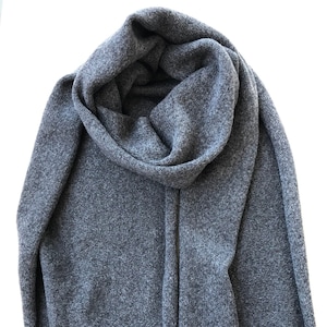 Wool shawl, Long scarf, Men&#39;s winter scarf, Knitted scarf for women, Christmas gift for women and men