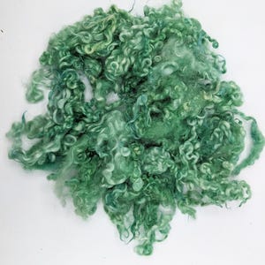 Sea Glass Green | BFL x Cotswold Lock Wool | Felting Wool | Doll Making Wool |Lustrous Locks