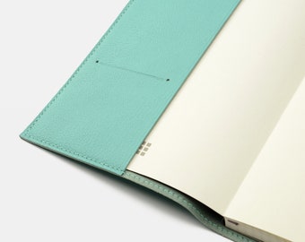 Moleskine Large Notebook Cover in Chèvre Goat Leather (100% handcrafted) - Personalised