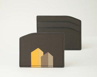 Cardholder "High-rise" - Terre - Personalised