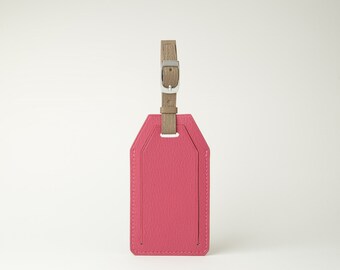 Luggage Tag - Fuchsia - Personalised