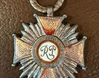 Authentic Polish Cross of Merit award