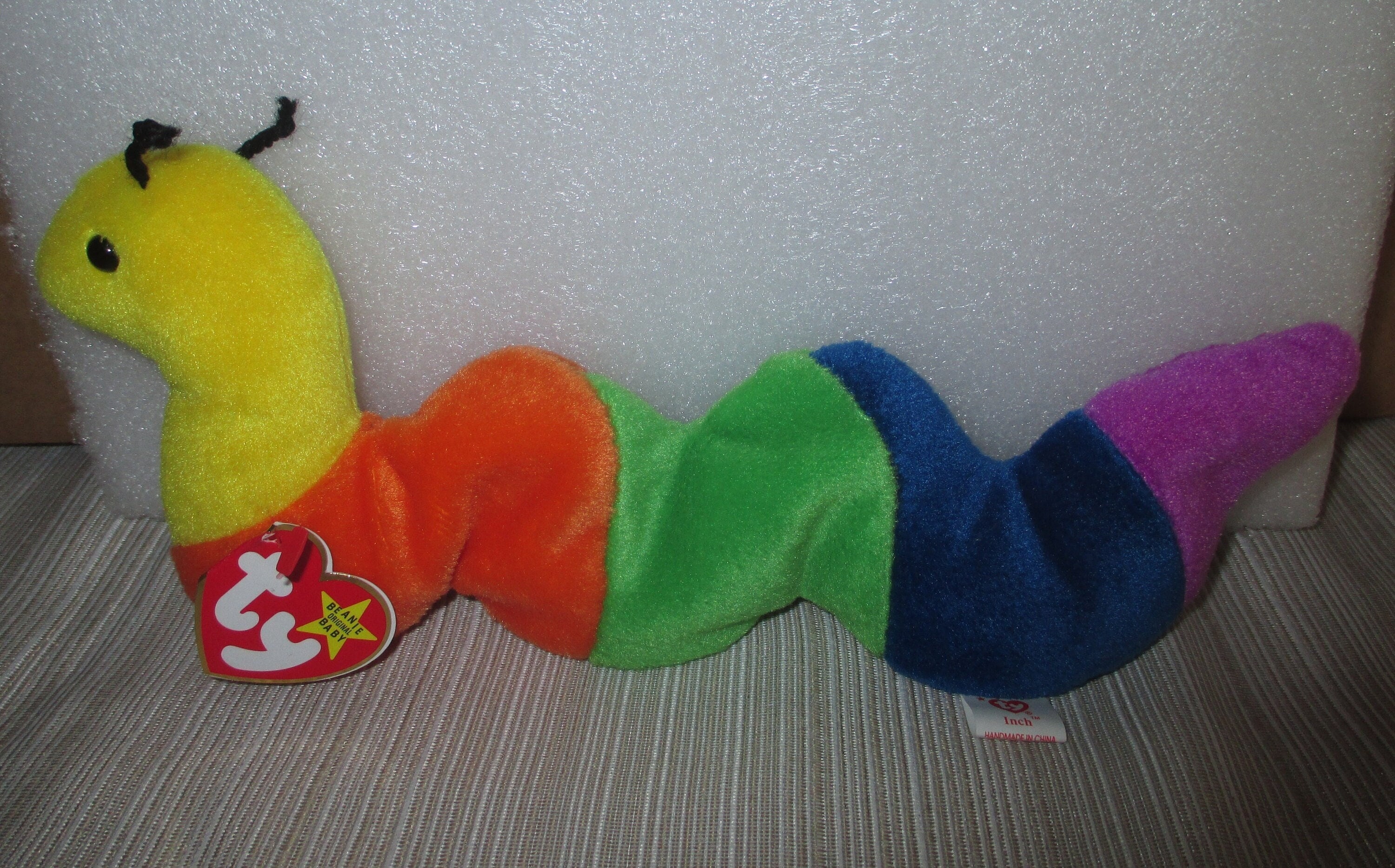 Caterpillar beanie baby best sale value