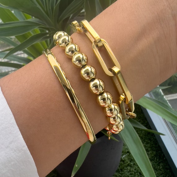 Pulseras de Oro para Mujer - Brazaletes para Mujer