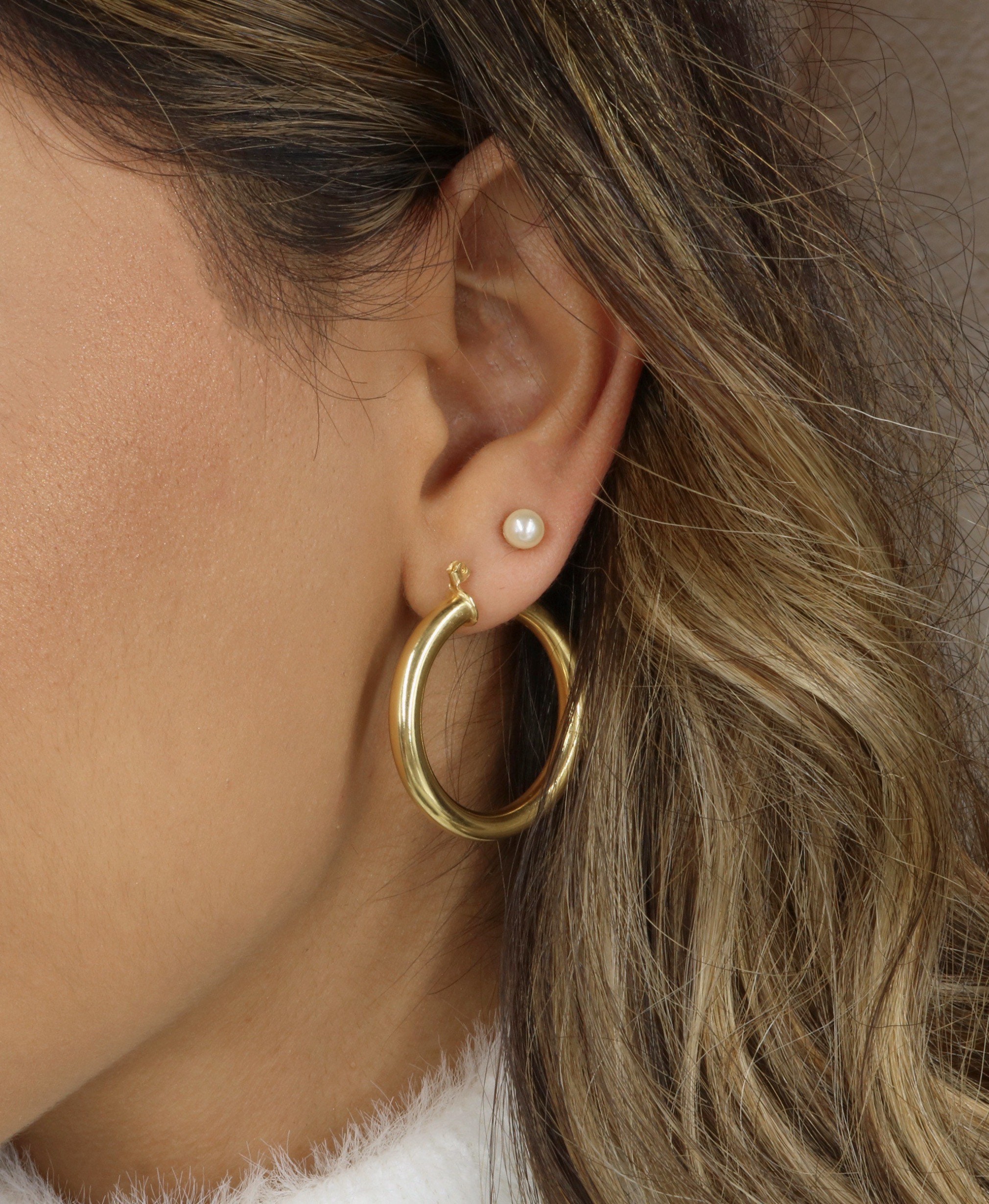 Meridian Zenith Medium Hoop Earrings - Brighton